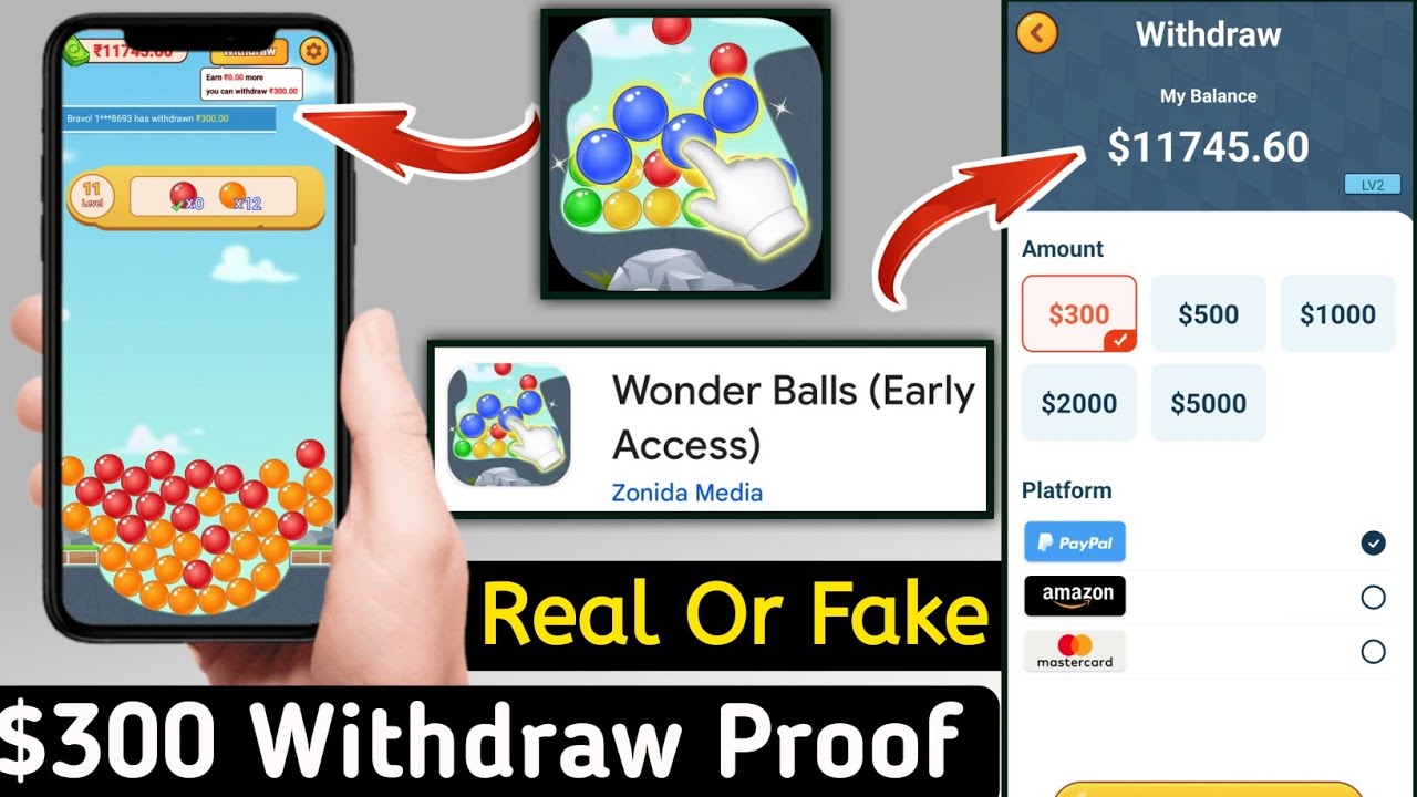 Wounder Balls Real Or Fake? – Wounder Balls Game Review – Wounder Balls App Withdrawal